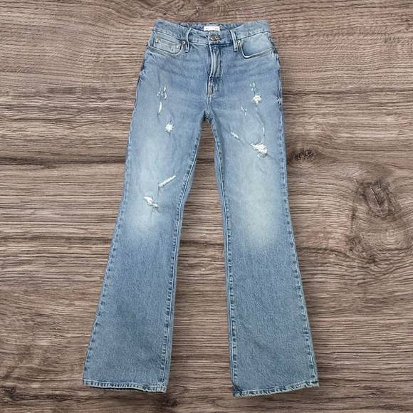 Good American Good Classic Slim Bootcut Jeans Womens Sz 26 - Picture 5 of 11